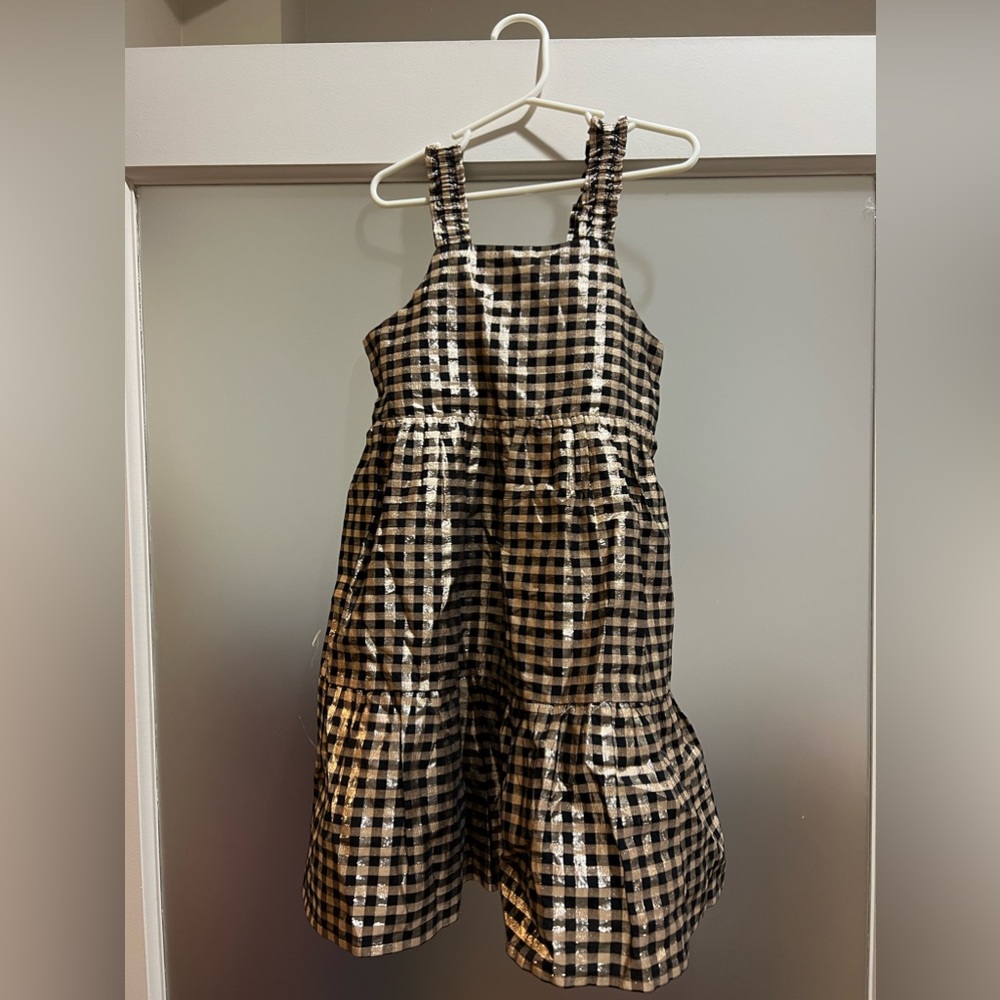 Crewcuts Girls Gold Party Dress 🌟 
Worn once by my daughter for New Years